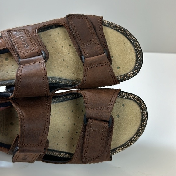 Ecco Brown Leather Cosmo Sandals Size 36(5-5.5) - Picture 14 of 16